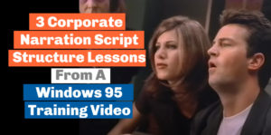 corporate narration script structure lessons blog title cover
