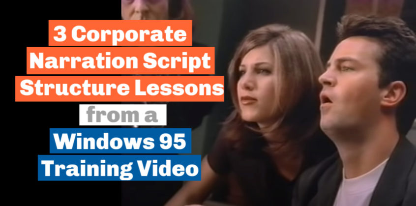 corporate narration script structure lessons blog post title